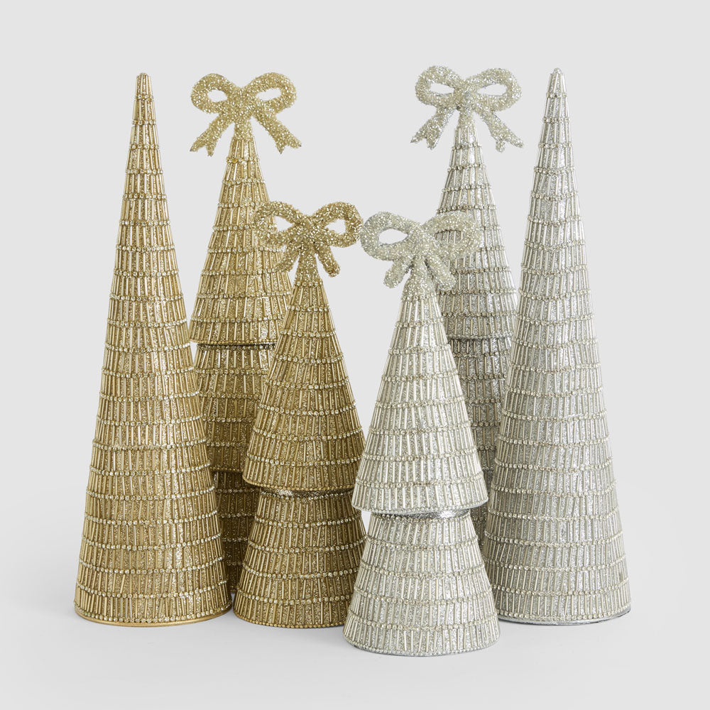 Beaded Cone Tree Silver – photo 4