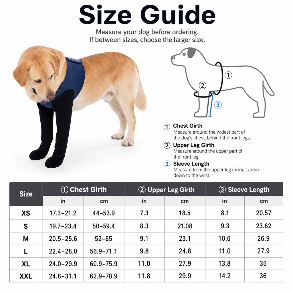 Dog Front Leg Recovery Sleeves – photo 10