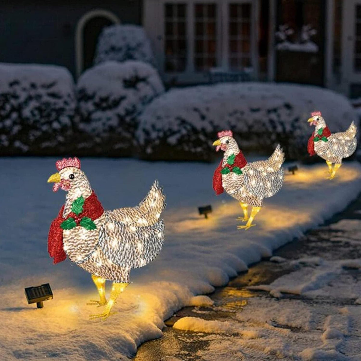 LED Christmas Chicken Decoration – photo 6