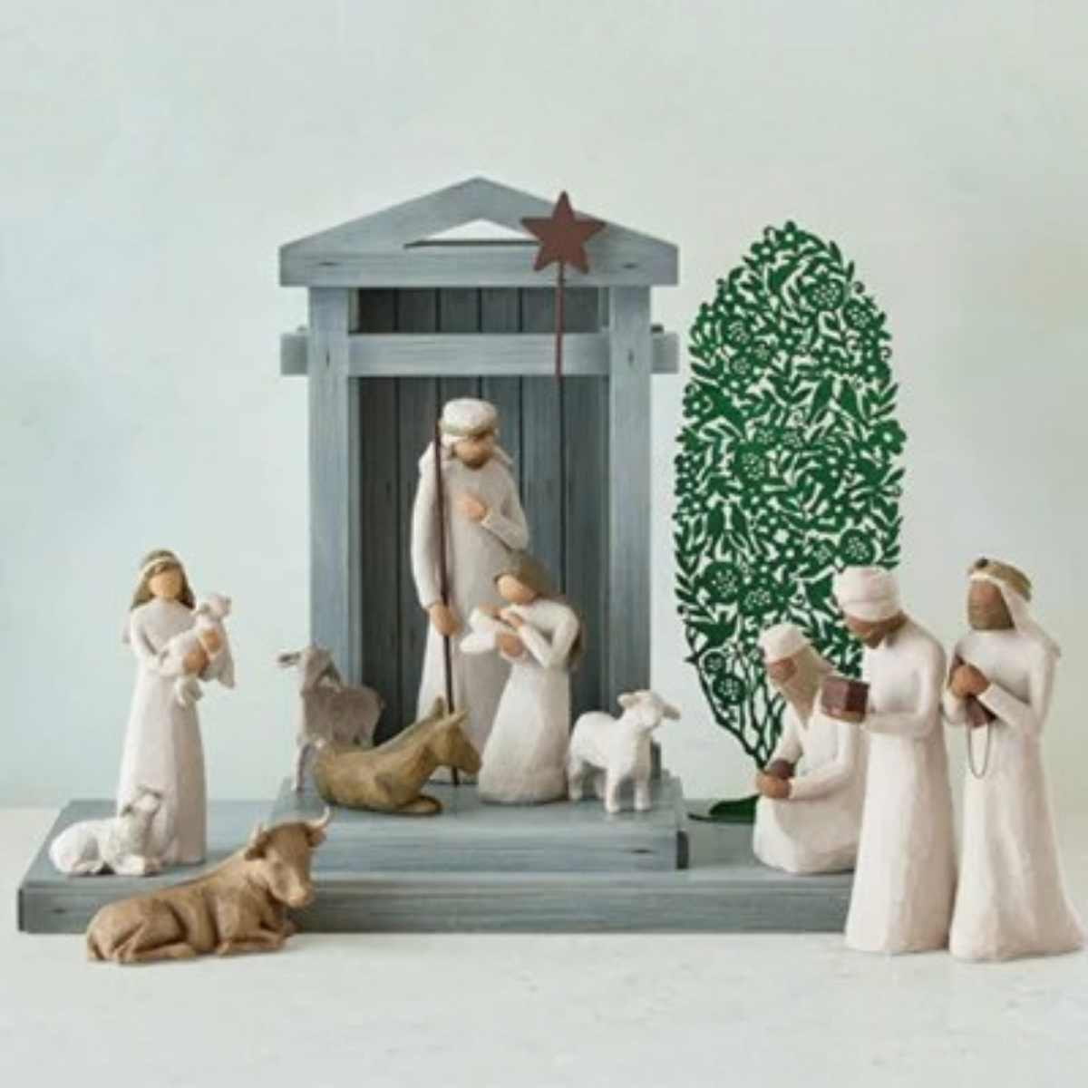 Barn Wood Nativity Set – photo 5