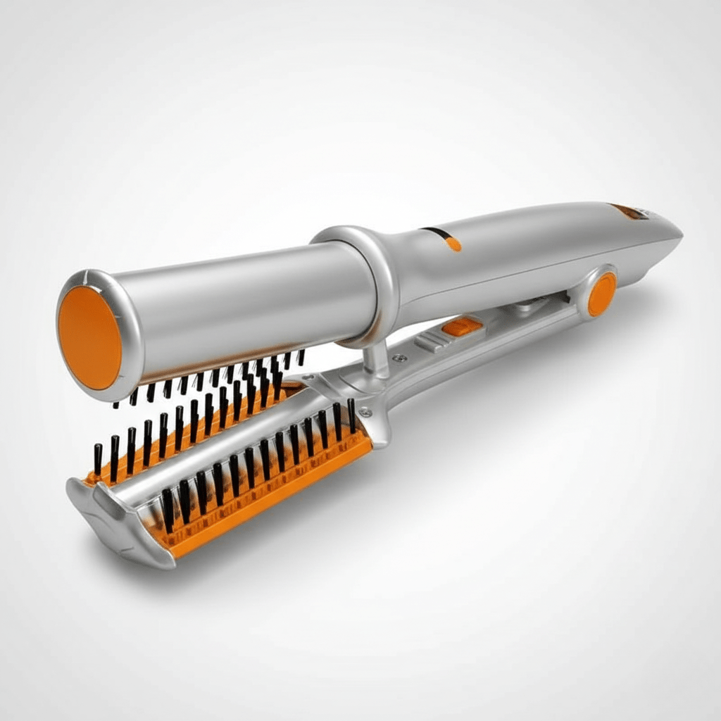 2-in-1 Rotating Hair Brush