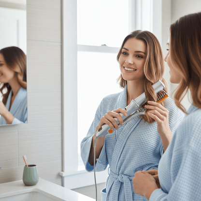 2-in-1 Rotating Hair Brush – photo 2