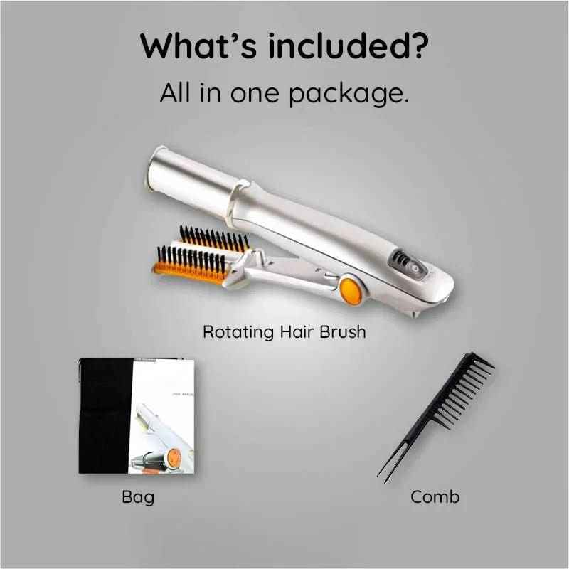 2-in-1 Rotating Hair Brush – photo 7