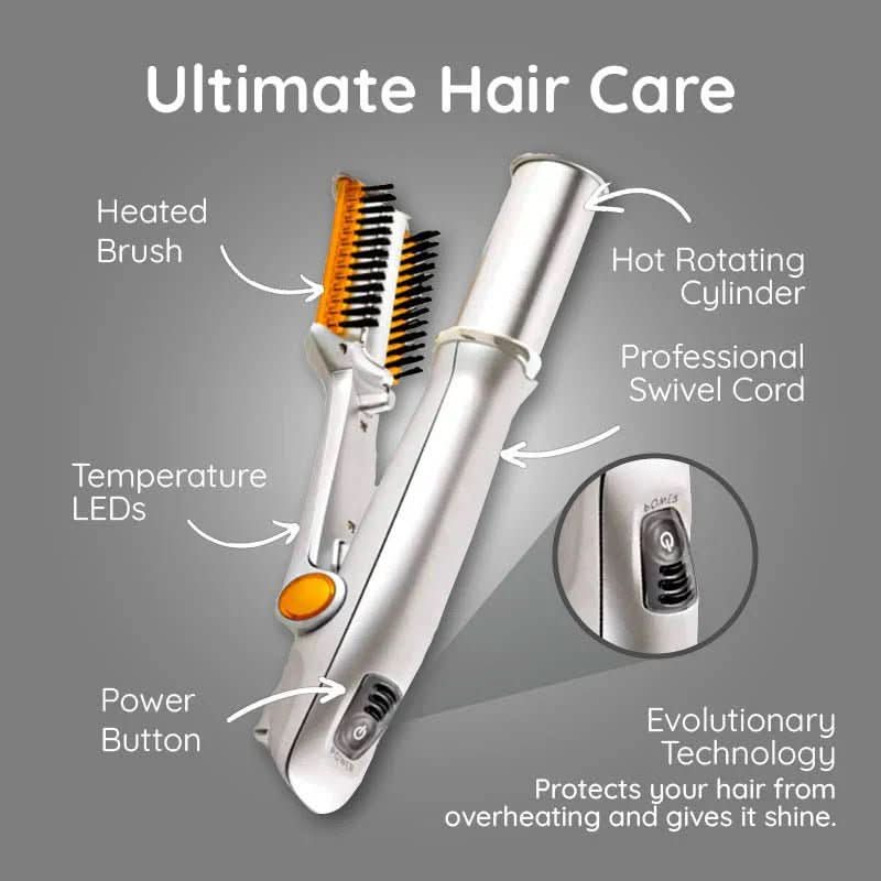 2-in-1 Rotating Hair Brush – photo 9