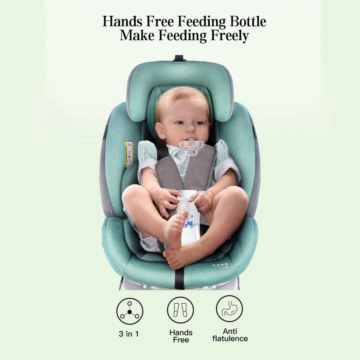 3-in-1 Wide Neck Baby Bottle – photo 3