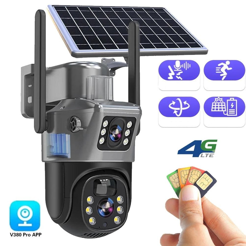 4K Solar Security Camera