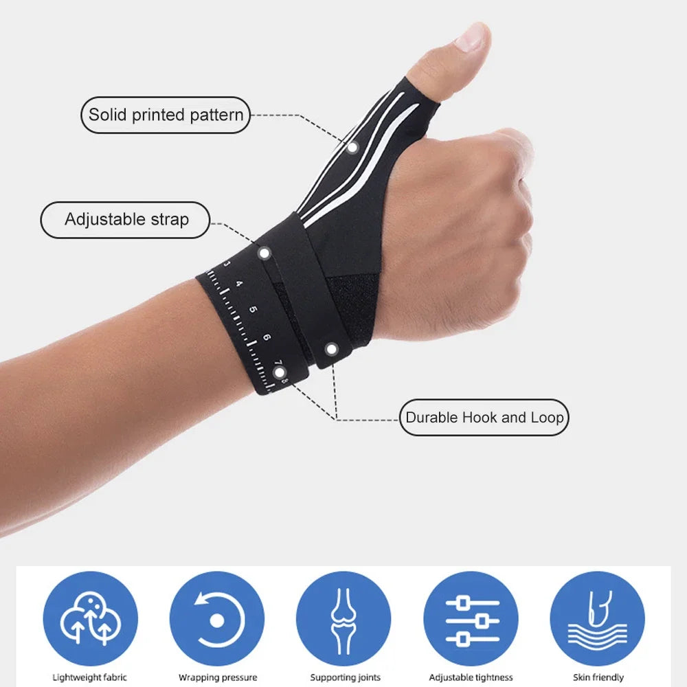 Adjustable Wrist and Thumb Brace