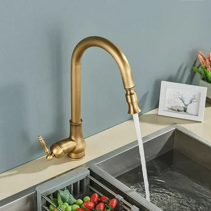 Antique Pull Out Kitchen Faucet – photo 2