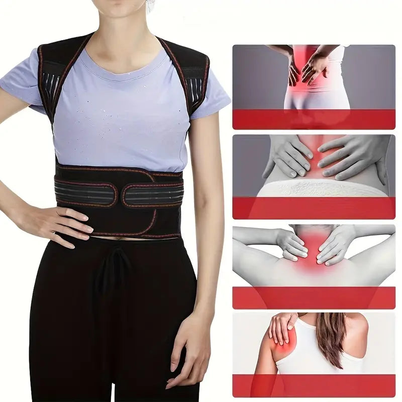 Heated Magnetic Back Brace – photo 2