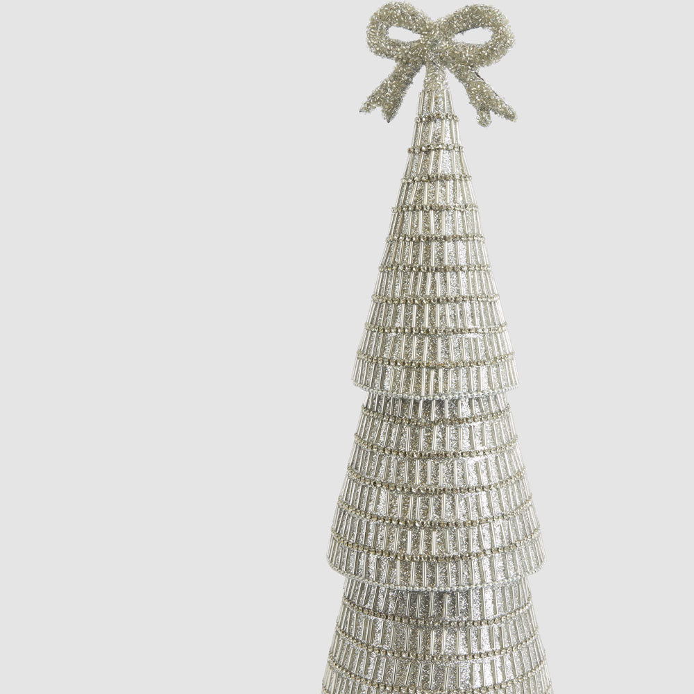 Beaded Cone Tree Silver – photo 3