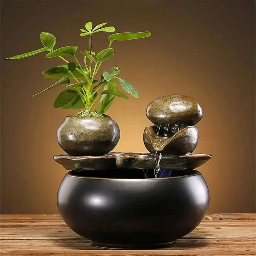 Ceramic Cat Water Fountain – photo 2