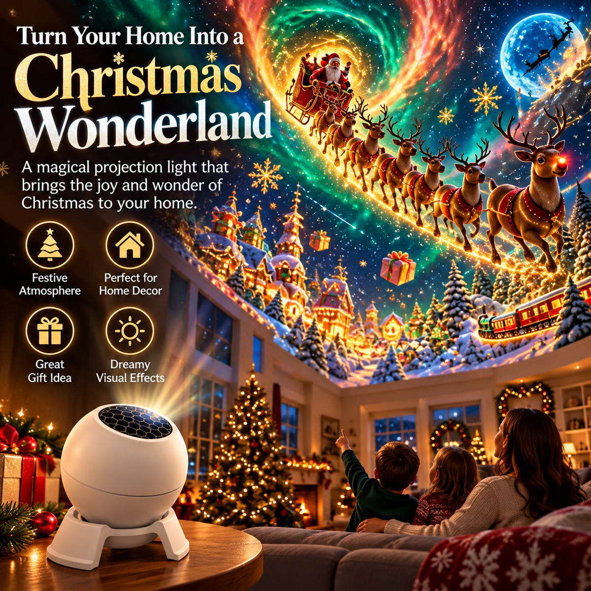 Christmas Scene Projector – photo 2
