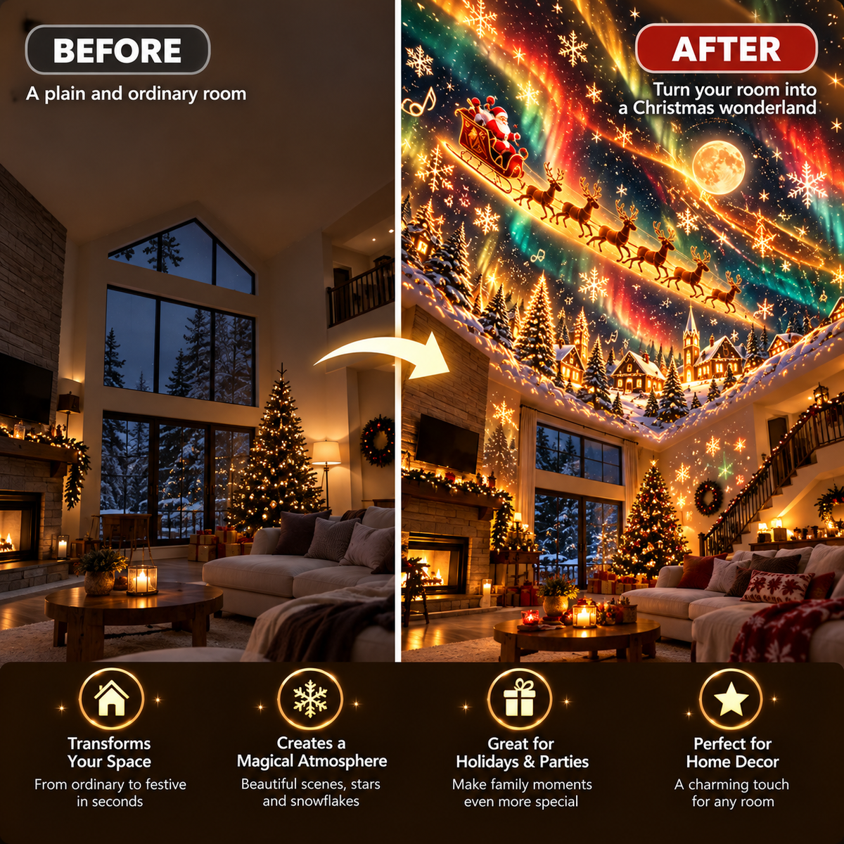 Christmas Scene Projector – photo 3