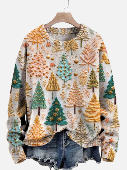 Christmas Tree Holiday Sweater – photo 3