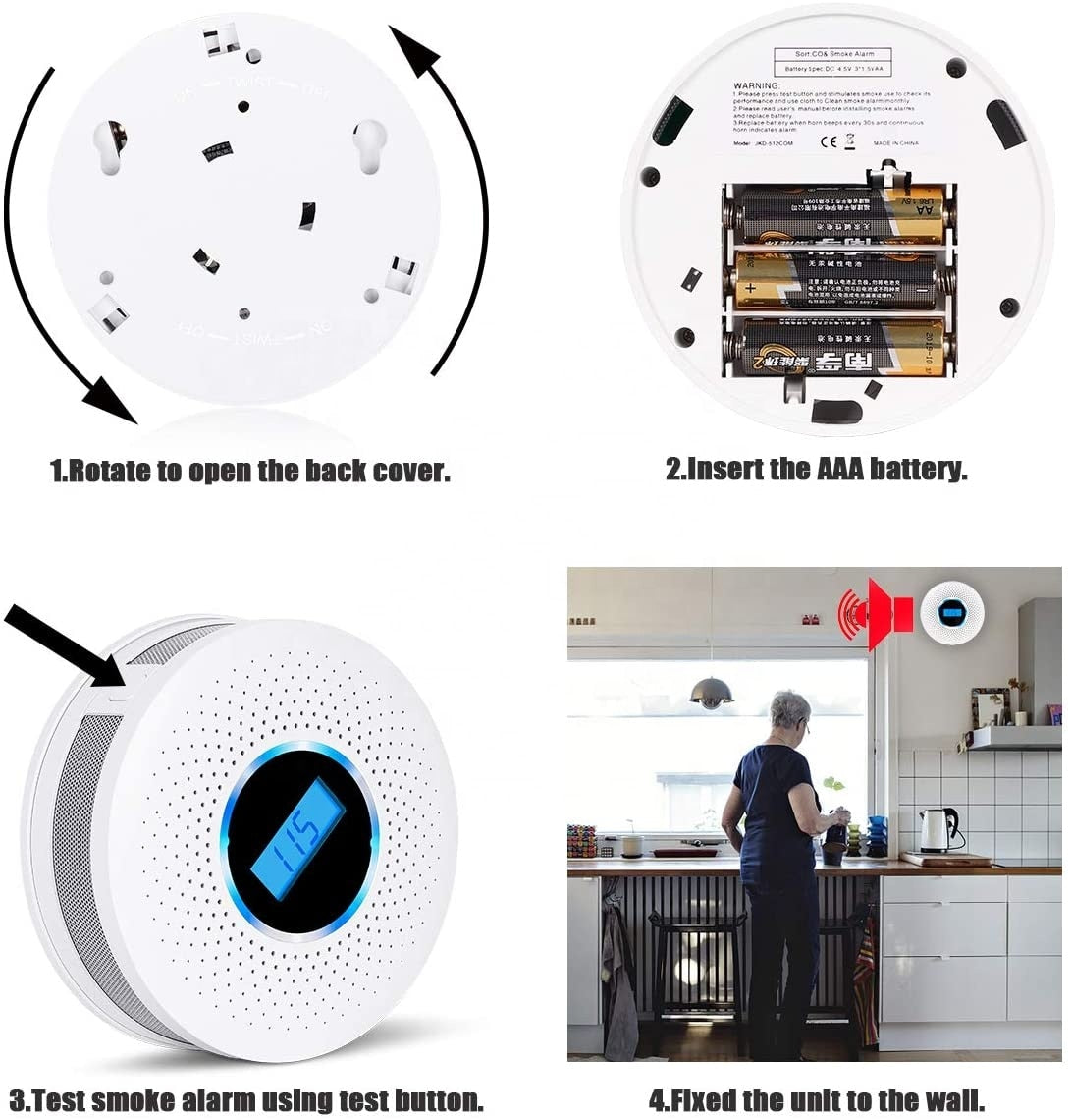 Combined Smoke and Carbon Monoxide Detector – photo 2