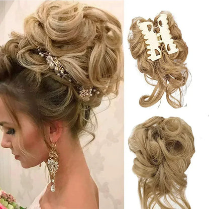 Curly Hair Bun Clip-In – photo 11