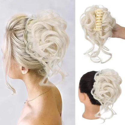 Curly Hair Bun Clip-In – photo 13