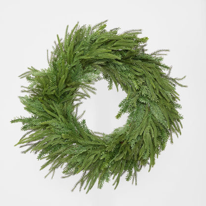 Cypress Christmas Wreath