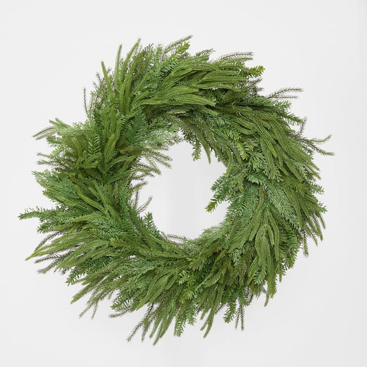 Cypress Christmas Wreath