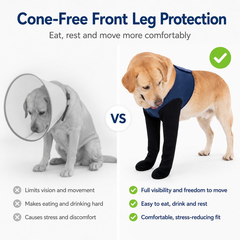Dog Front Leg Recovery Sleeves – photo 2
