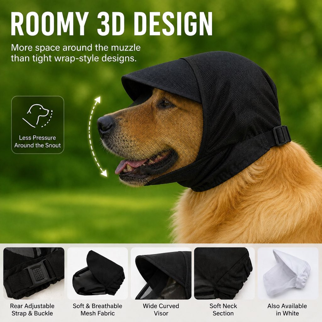 Mesh Dog Muzzle – photo 2
