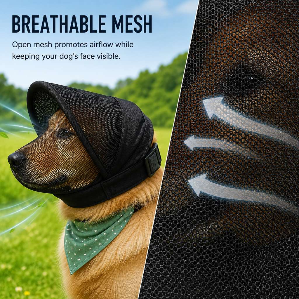 Mesh Dog Muzzle – photo 4