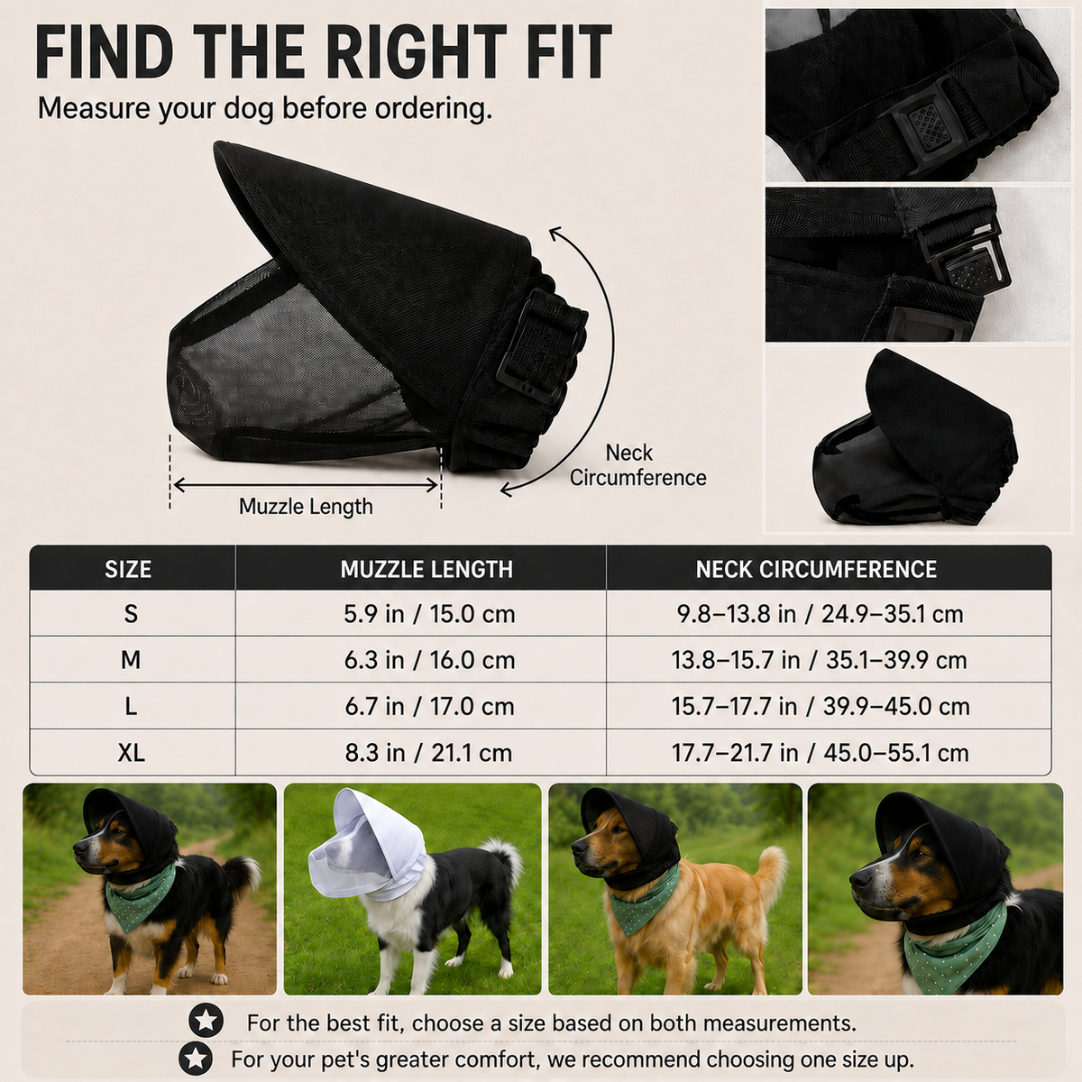 Mesh Dog Muzzle – photo 7