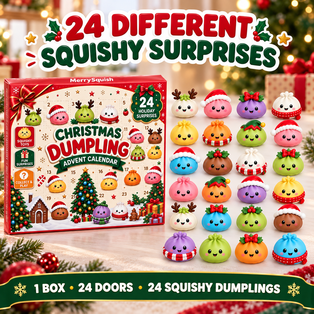 Dumpling Squishies Advent Calendar