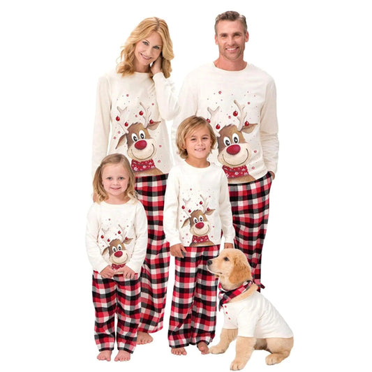 Family Christmas Reindeer Outfit Set