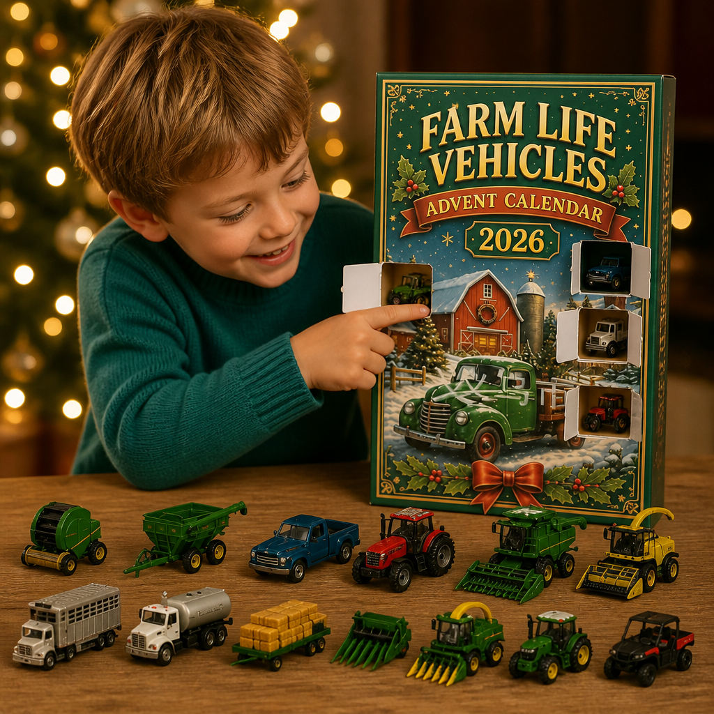 Farm Vehicles Advent Calendar