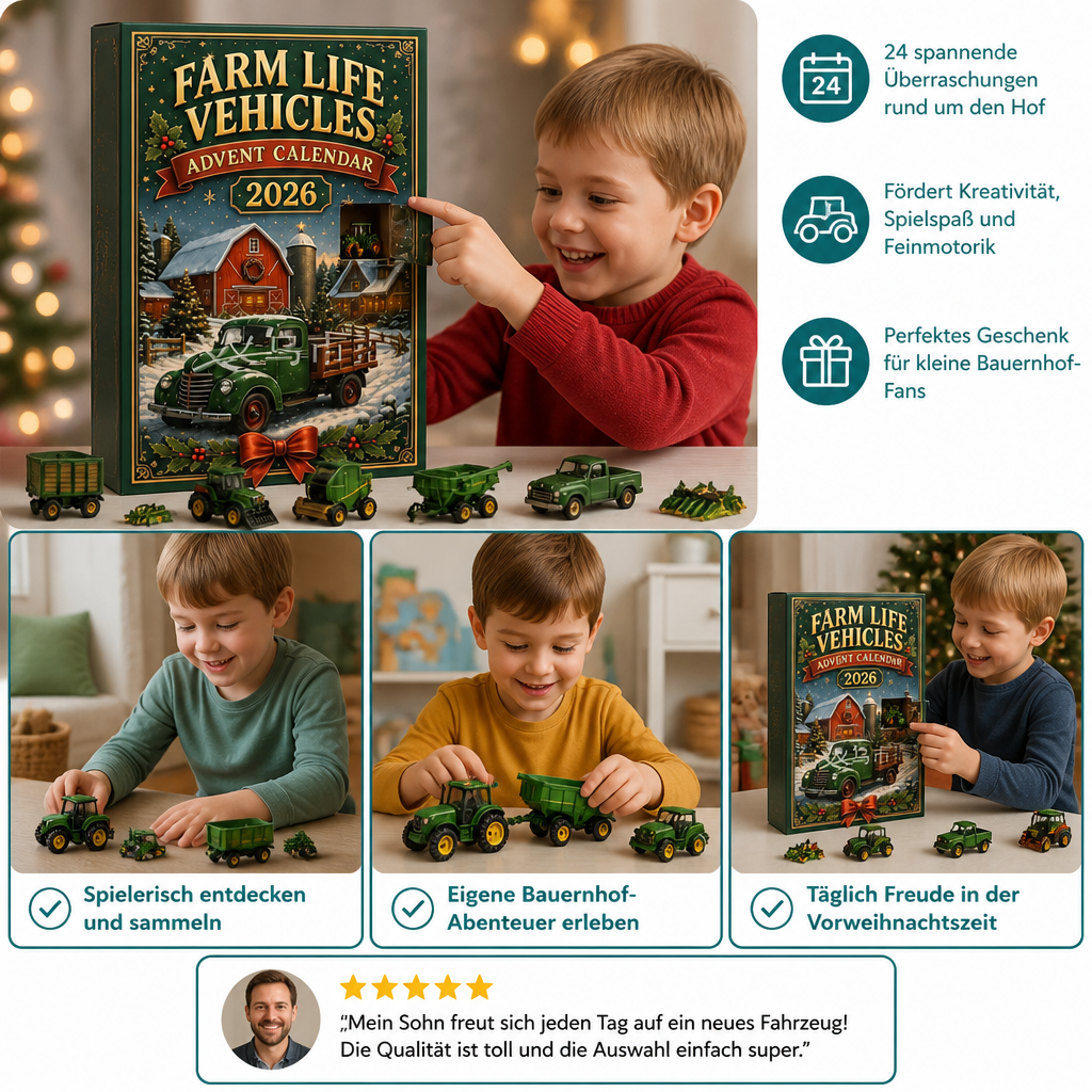 Farm Vehicles Advent Calendar – photo 4
