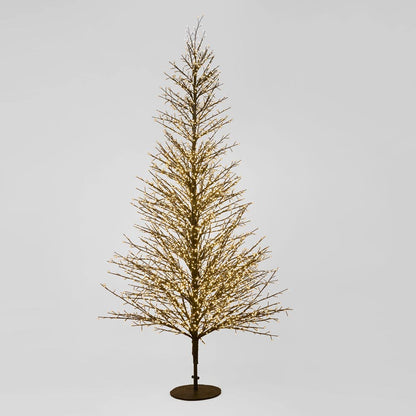 Giant Black Light Up Tree 240cm