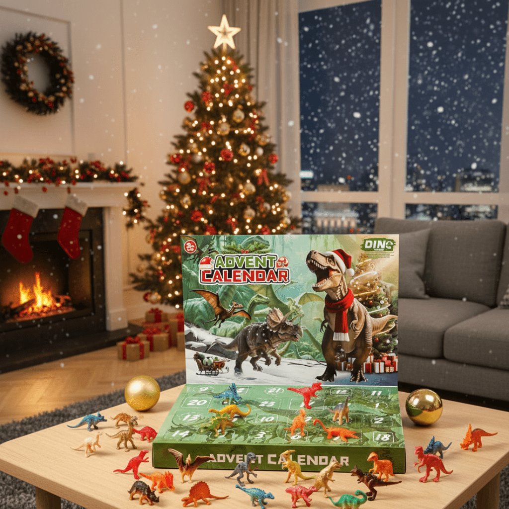 Glow-in-the-Dark Dinosaur Advent Calendar