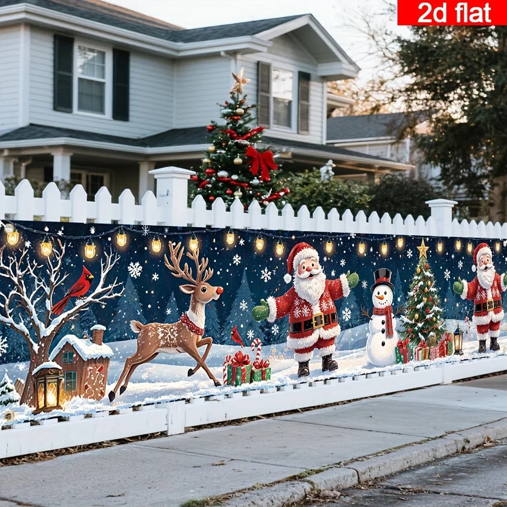 Glow-in-the-Dark Santa and Snowmen Decoration – photo 6