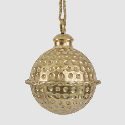 Gold Hanging Bell 20cm
