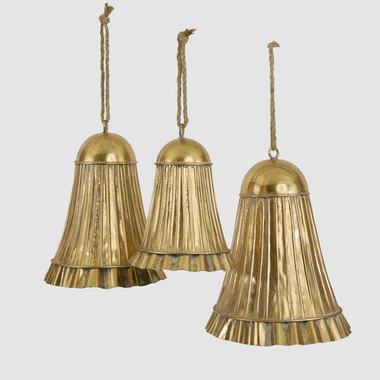 Golden Pleated Bells