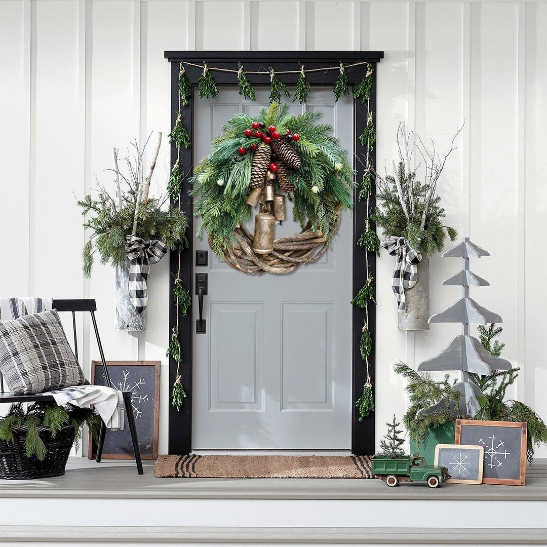 Handcrafted Bohemian Door Wreath – photo 3