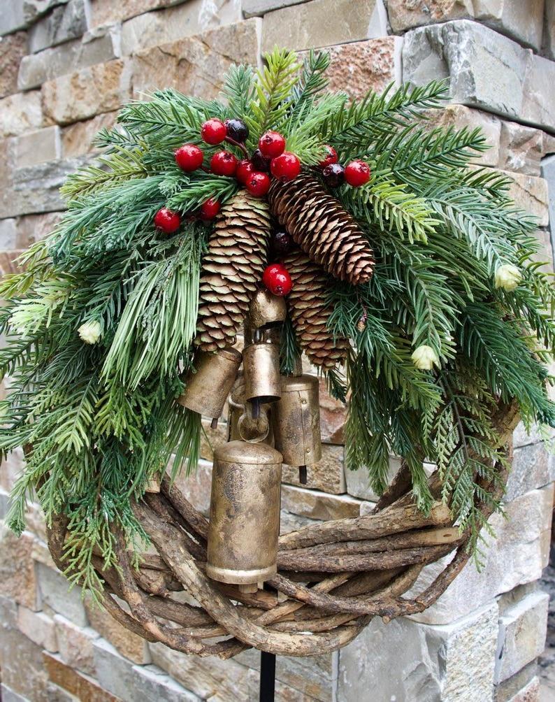 Handcrafted Bohemian Door Wreath – photo 4