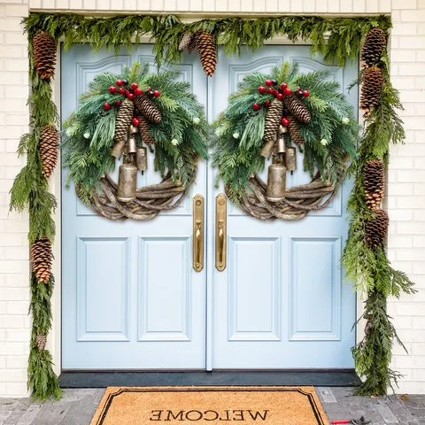 Handcrafted Bohemian Door Wreath – photo 5