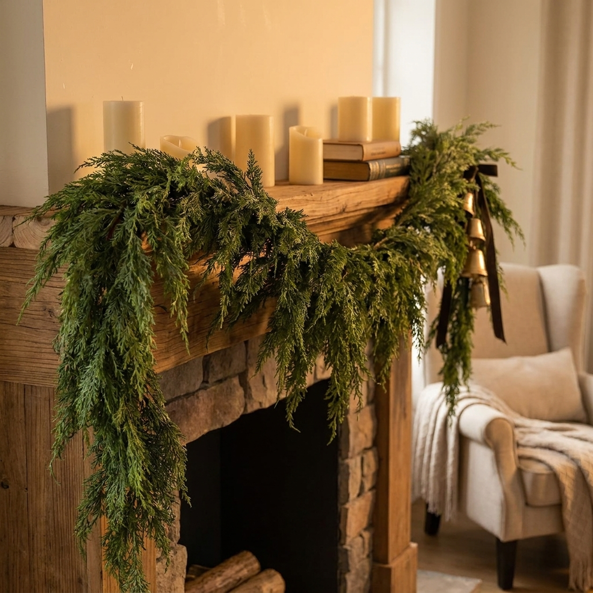 Holiday Pine Garland – photo 2