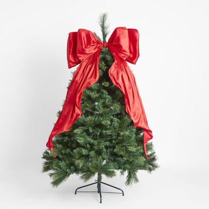Large Silk Christmas Bow – photo 2