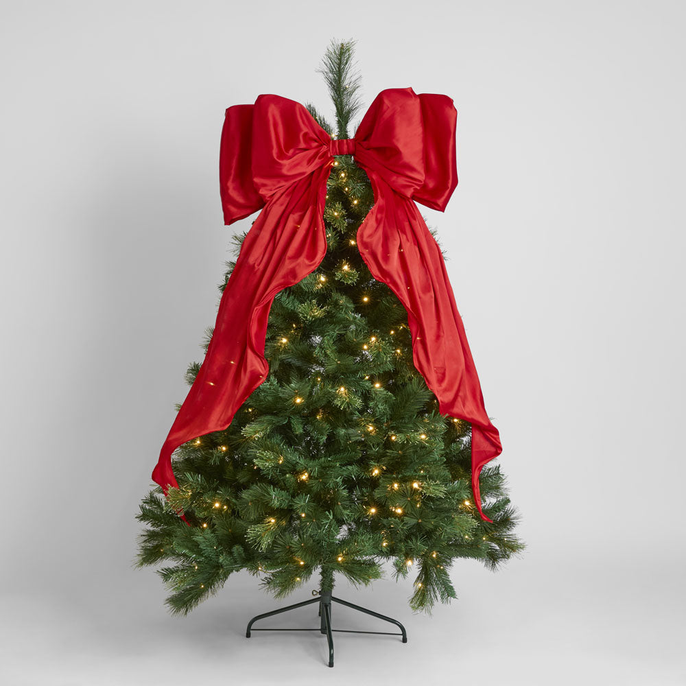 Large Silk Christmas Bow – photo 3