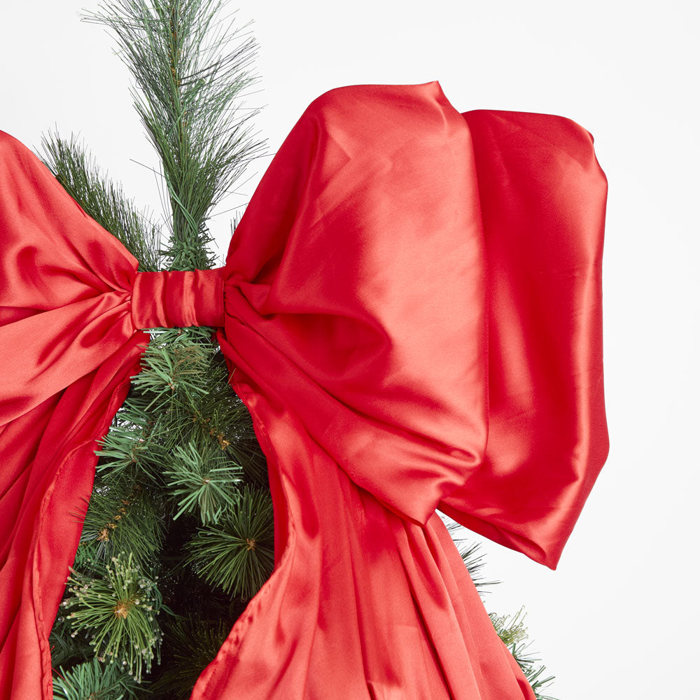 Large Silk Christmas Bow – photo 4