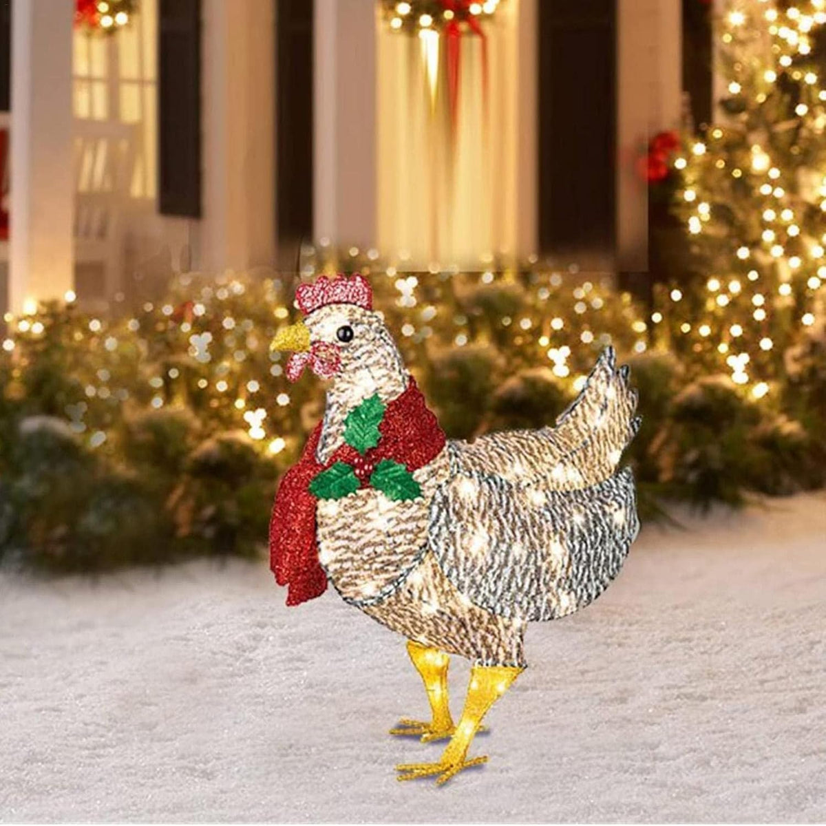 LED Christmas Chicken Decoration