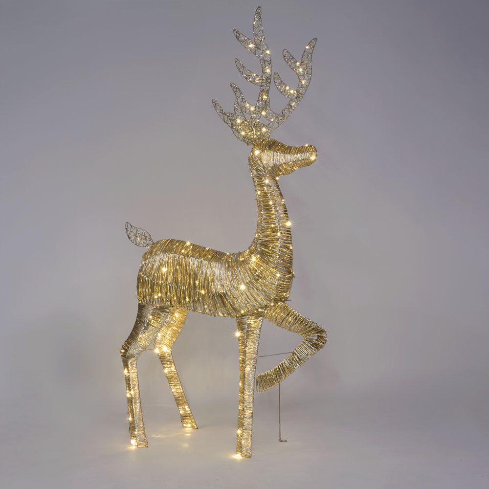 Light Up Golden Reindeer