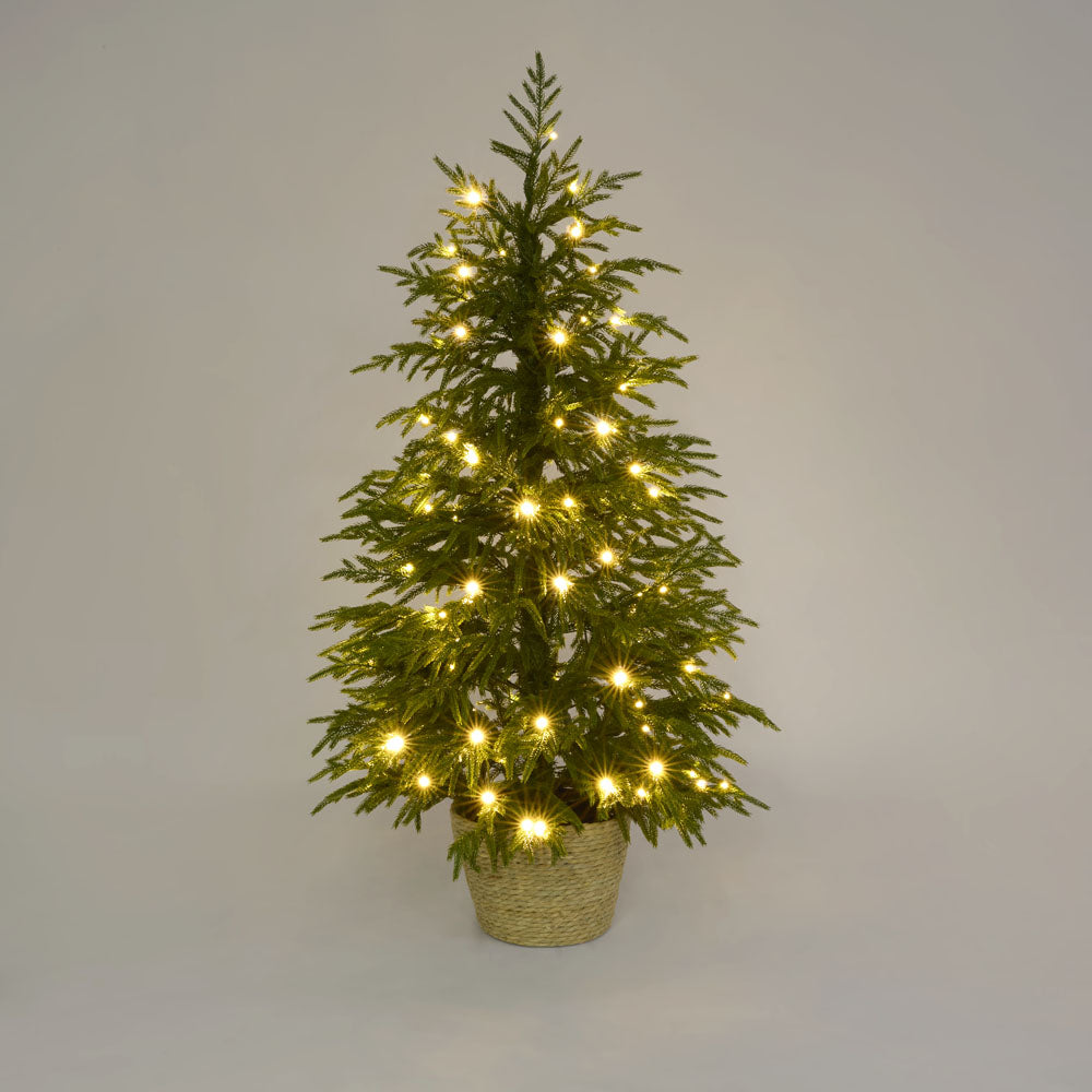Light Up Potted Christmas Tree 120cm