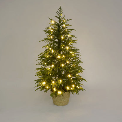 Light Up Potted Christmas Tree 120cm