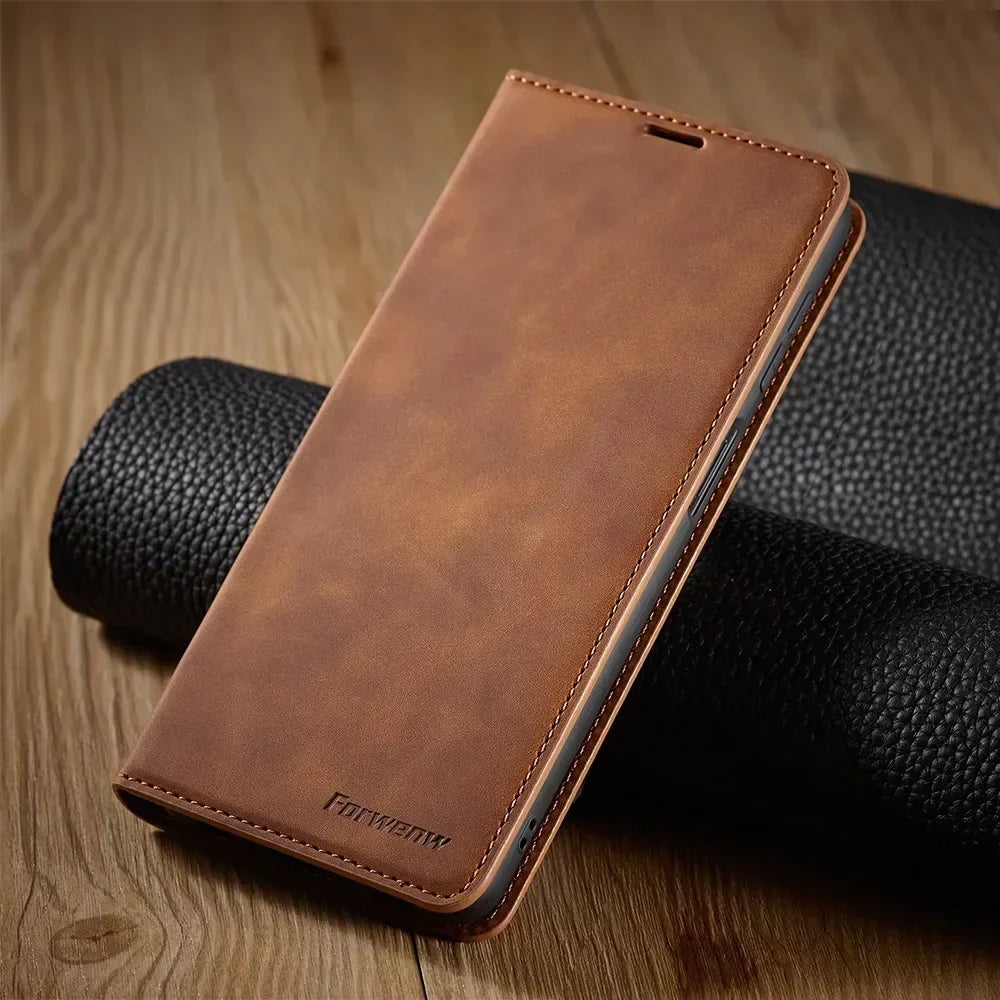 Magnetic Leather Samsung Case – photo 4