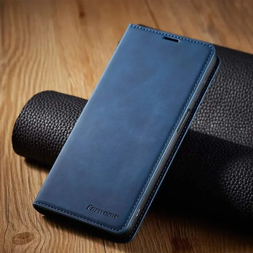 Magnetic Leather Samsung Case – photo 5