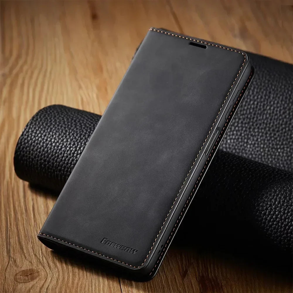 Magnetic Leather Samsung Case – photo 7